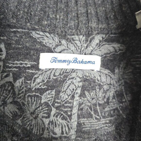 Tommy Bahama Men's Sz XL Cardigan Wool Cotton Cable Chunky Knit Full Zip Fisherm - Picture 9 of 9